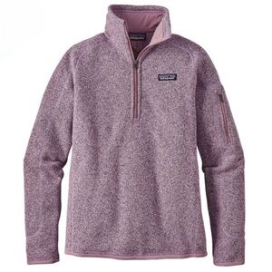 Women's Purple Quarter-Zip Sweater